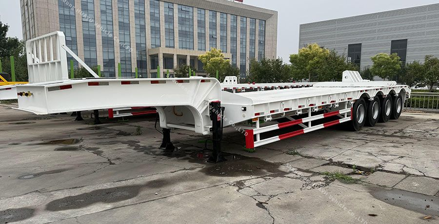 4axle lowbed trailer price