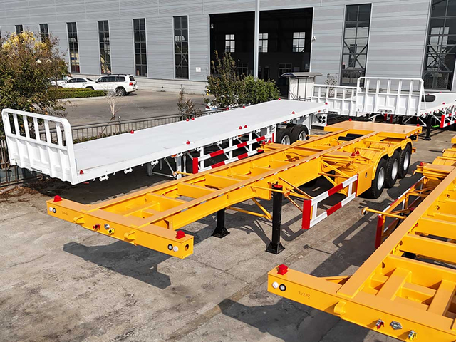 3 Axles 40FT Container Chassis Trailer