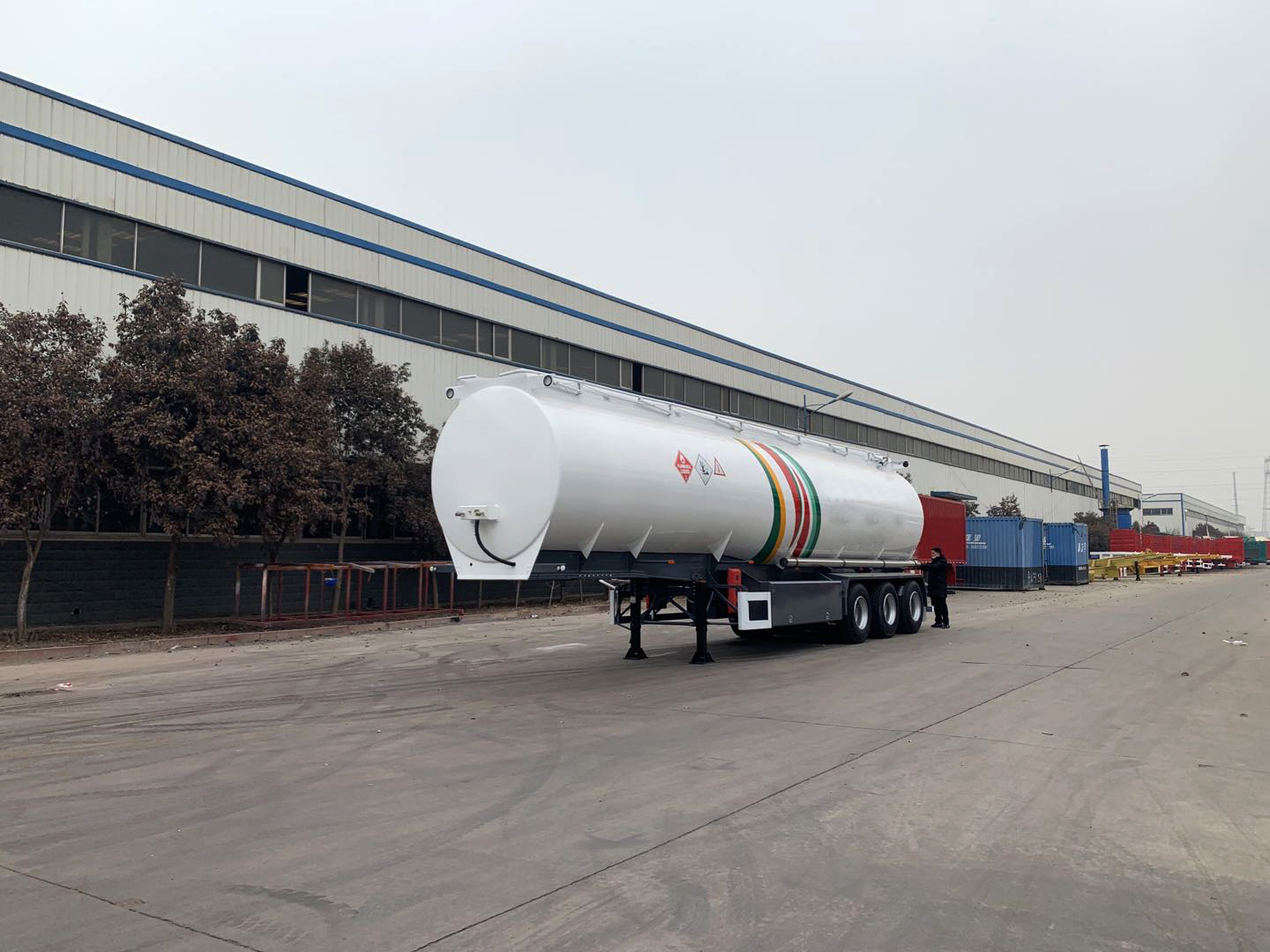 42000Liters Gasoline Tank Trailer For Sale