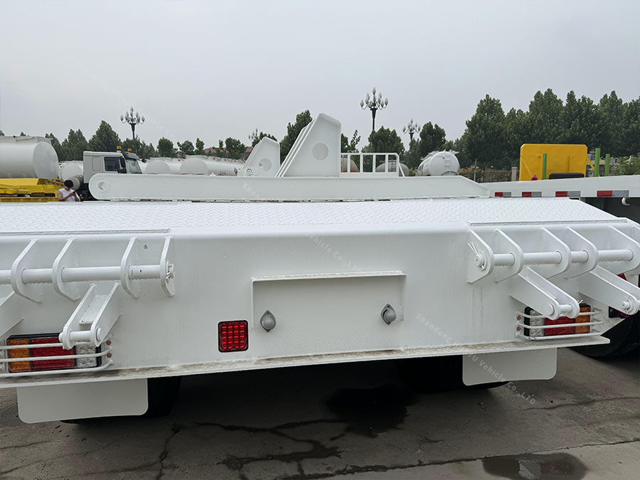 4 Axles 100Ton Lowbed Trailer For Sale