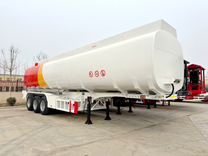 Aluminum Alloy 3 Axles 50000L Diesel Oil Tanker Semi Trailer