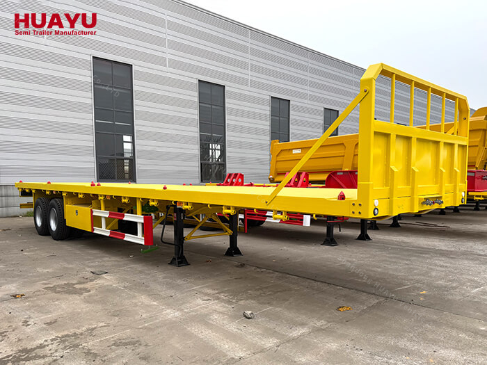 2 Axles 40ft Flatbed Trailer For Sale