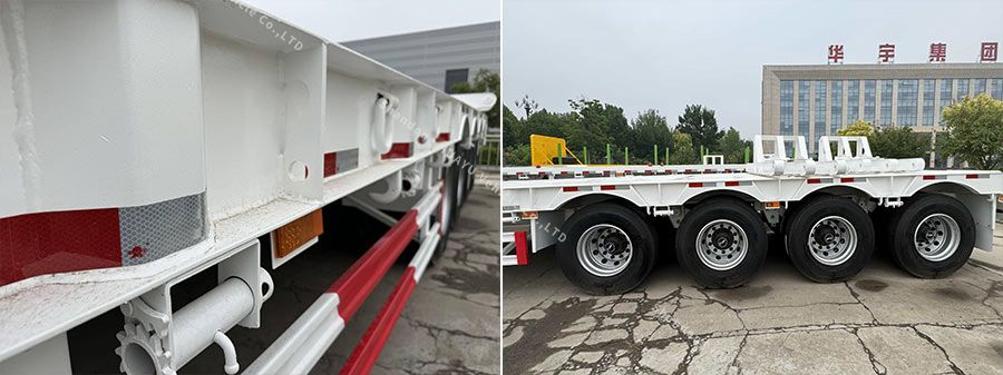 lowbed tire and axle