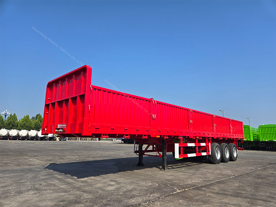 60 Ton Side Wall Trailer Beam Configuration
