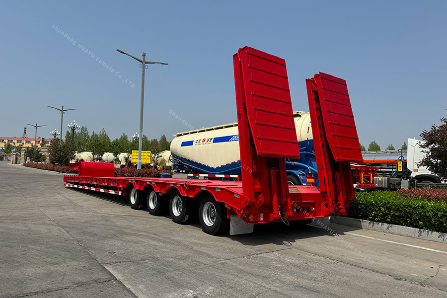 Lowboy Semi Trailer